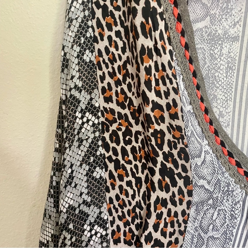Anthropologie Conditions Apply Animal Print Tunic - Picture 3 of 8